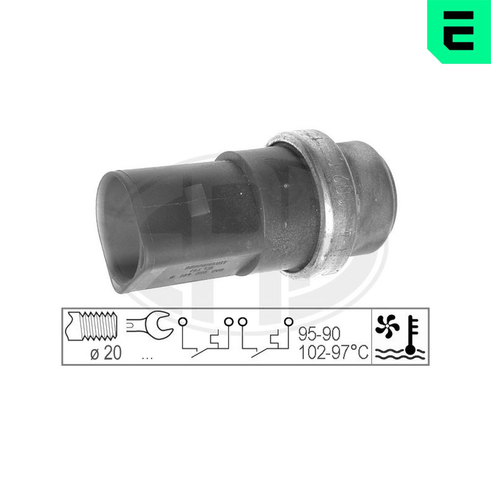 Temperature Switch, radiator fan - 330231 ERA