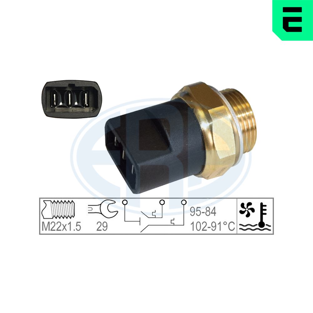 Termocontatto, Ventola radiatore - 330268 ERA