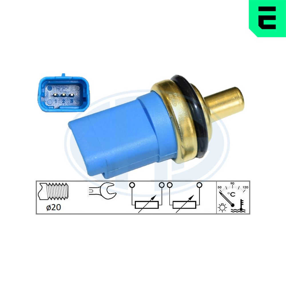 Sensore, Temperatura refrigerante - 330742 ERA