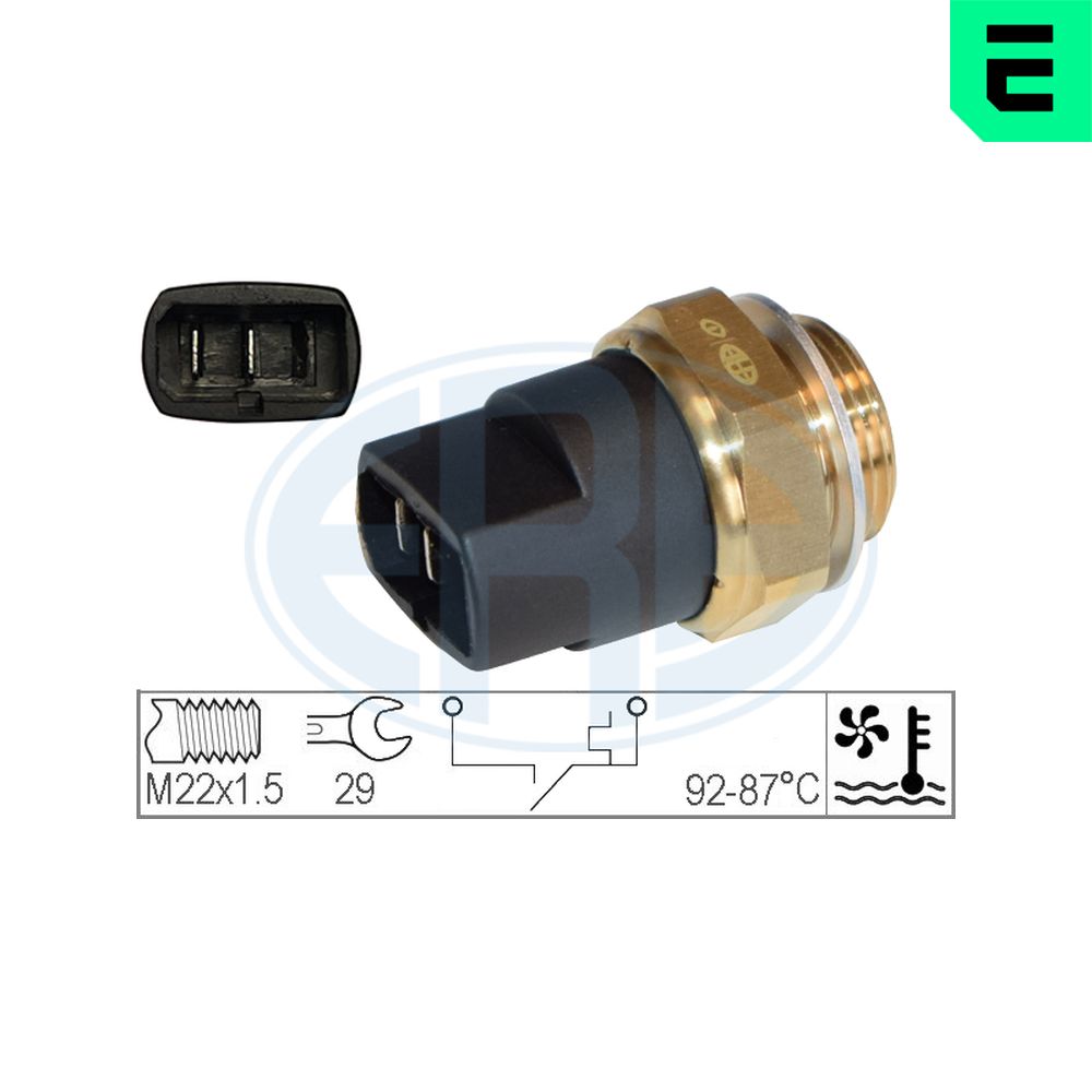 Temperature Switch, radiator fan - 330962 ERA