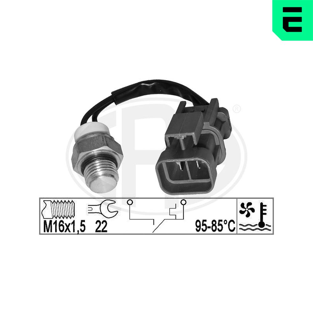 Temperature Switch, radiator fan - 331040 ERA