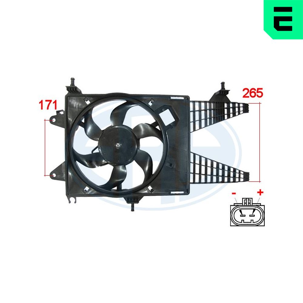 Fan, radiator - 352001 ERA