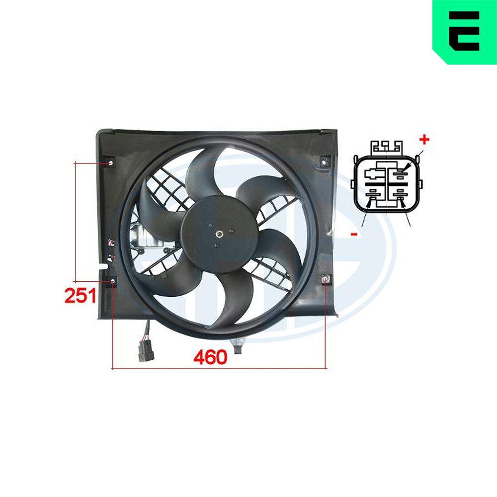 Fan, radiator - 352010 ERA