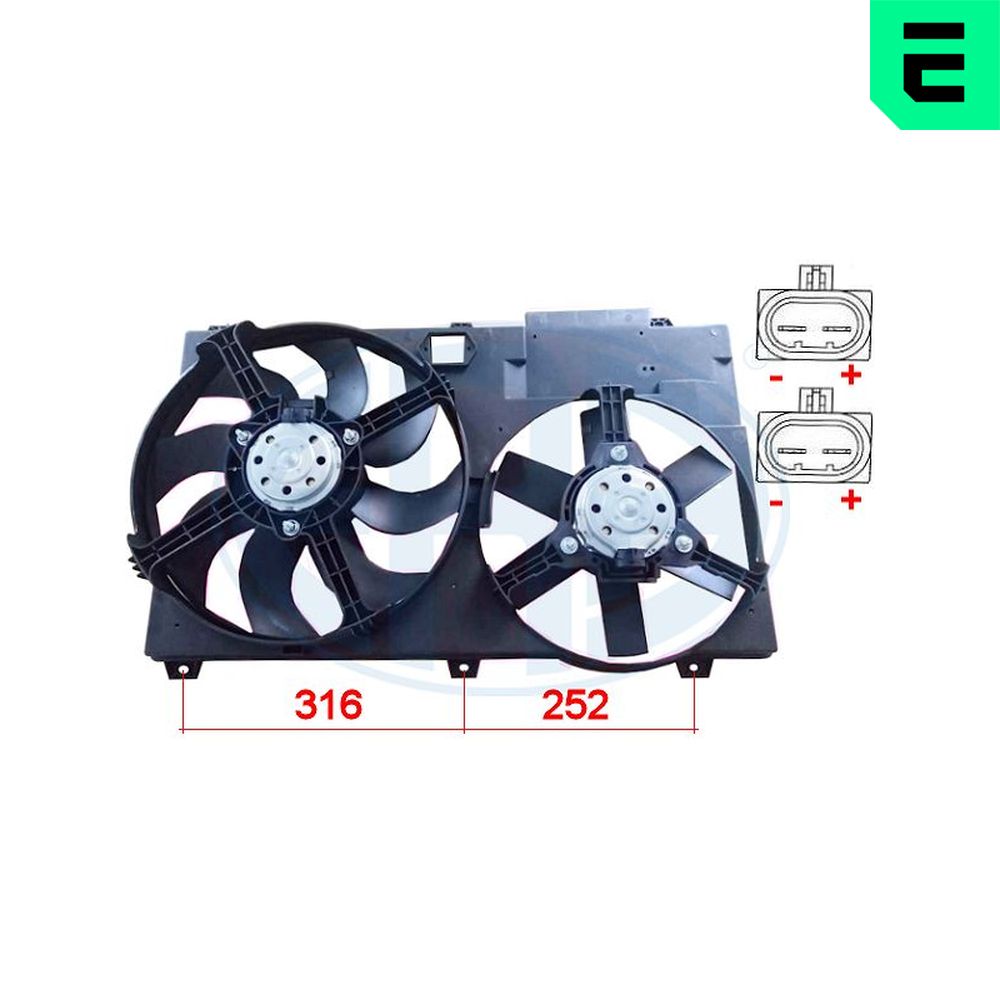 Fan, radiator - 352013 ERA