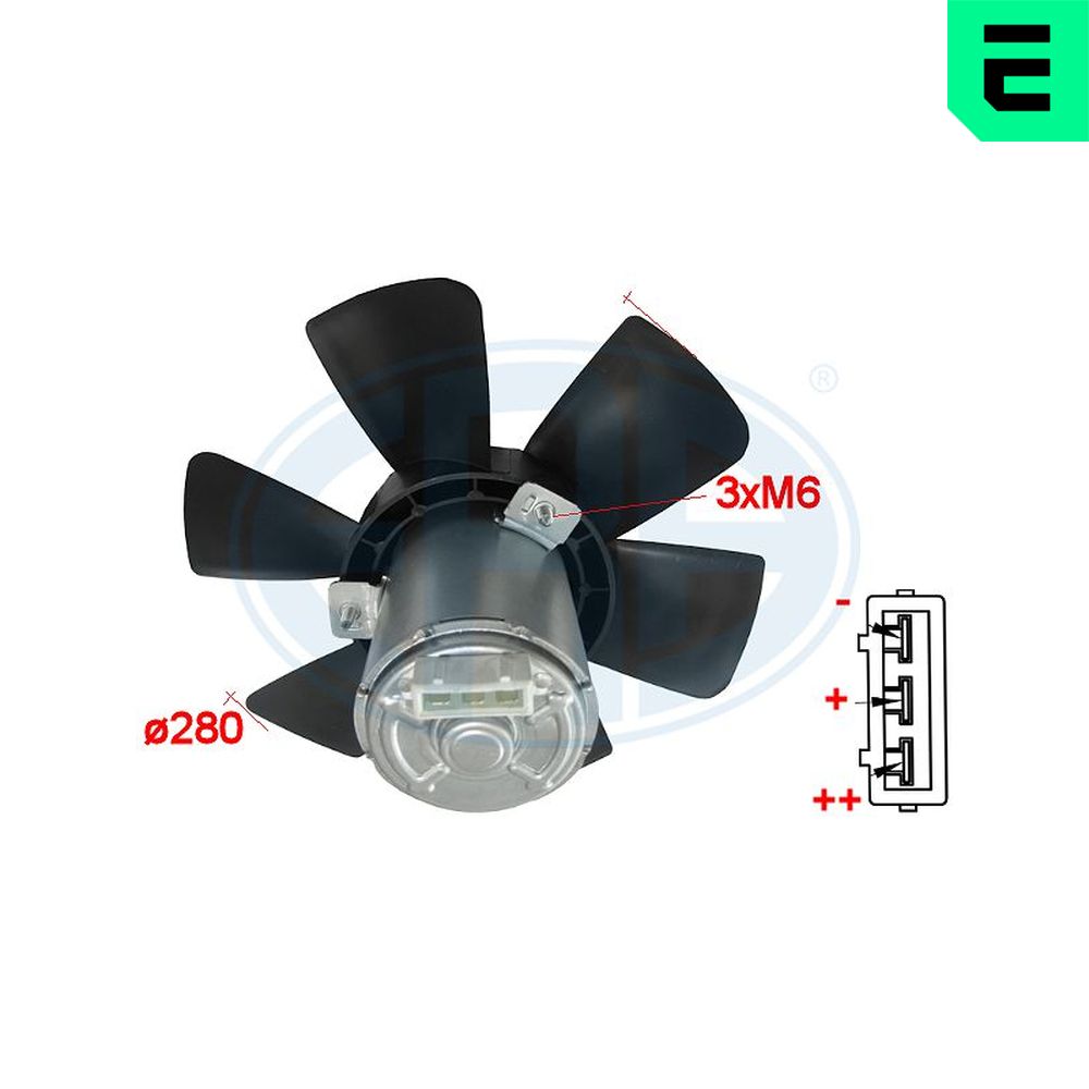 Ventola, Raffreddamento motore - 352021 ERA