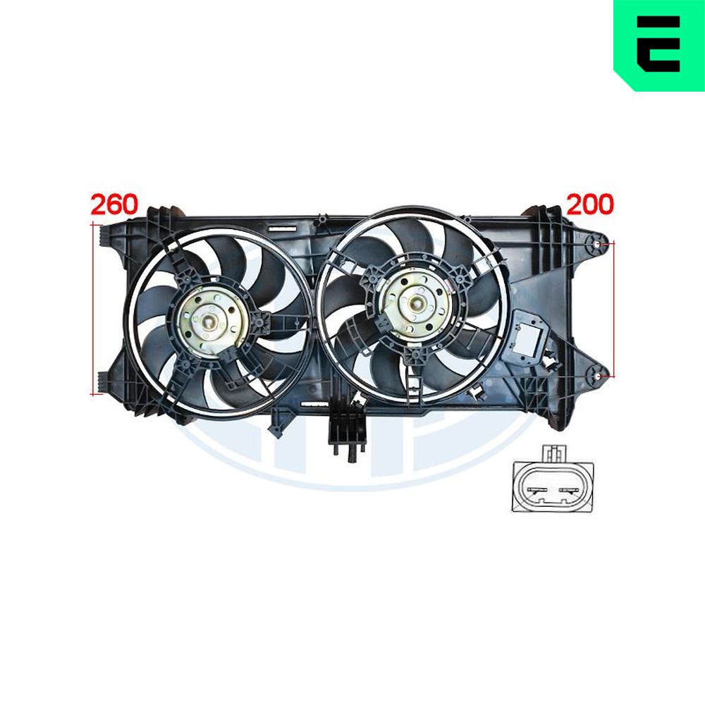 Fan, radiator - 352073 ERA