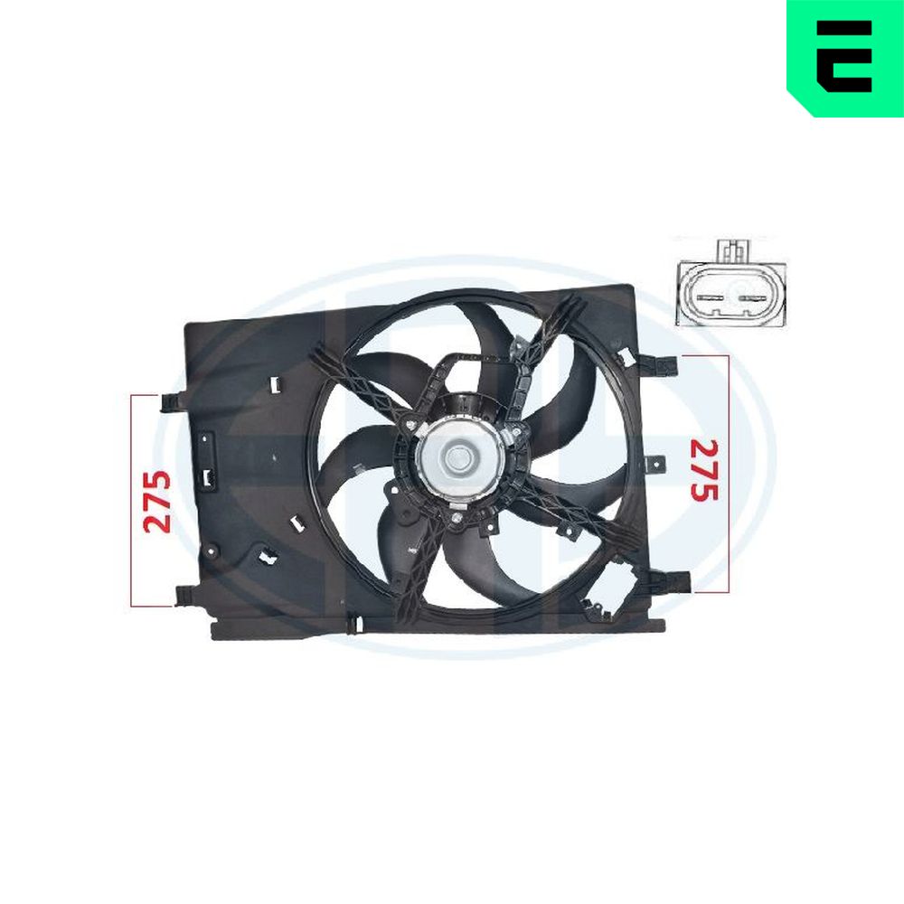 Fan, radiator - 352077 ERA