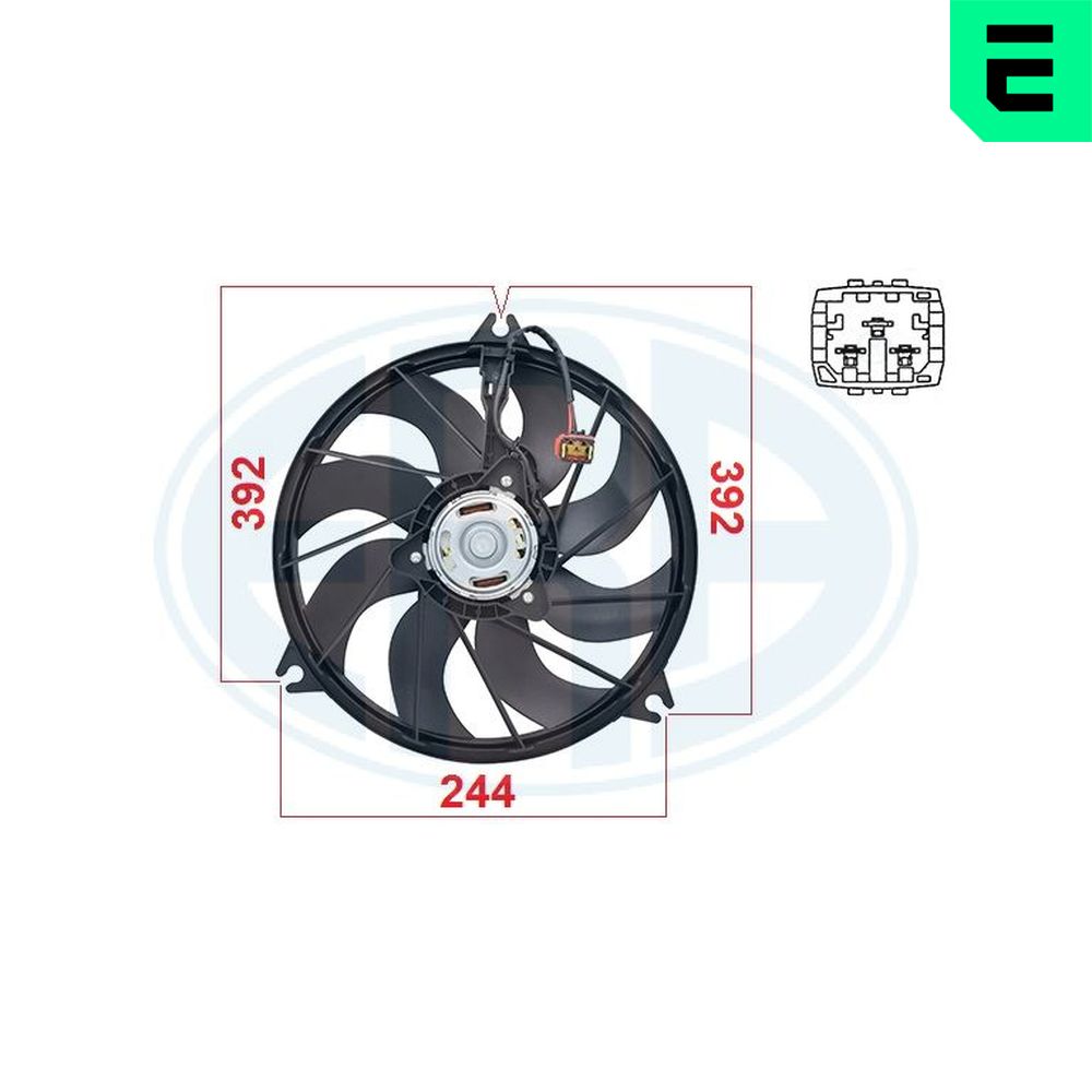 Fan, radiator - 352079 ERA