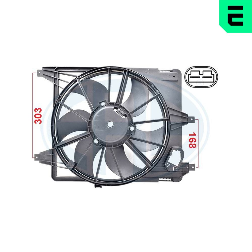 Fan, radiator - 352086 ERA