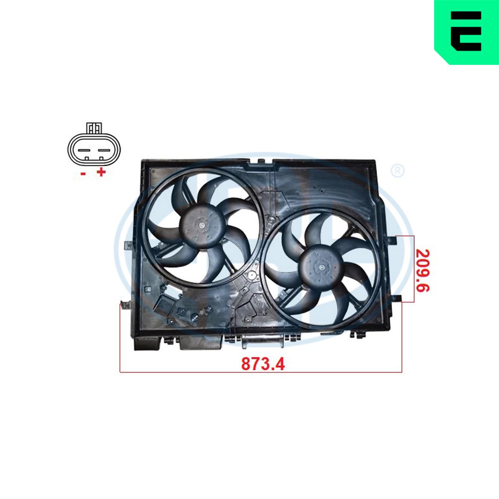 Fan, radiator - 352144 ERA
