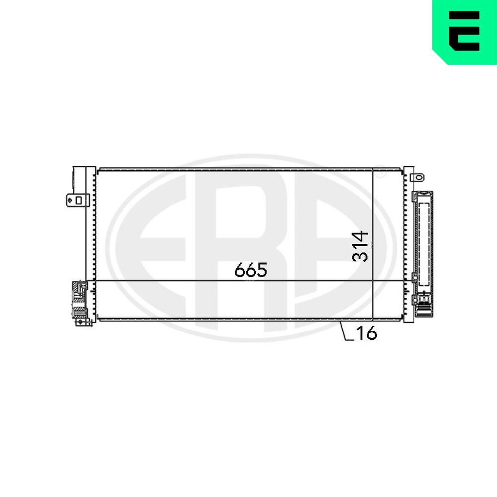 Condensatore, Climatizzatore - 667004 ERA