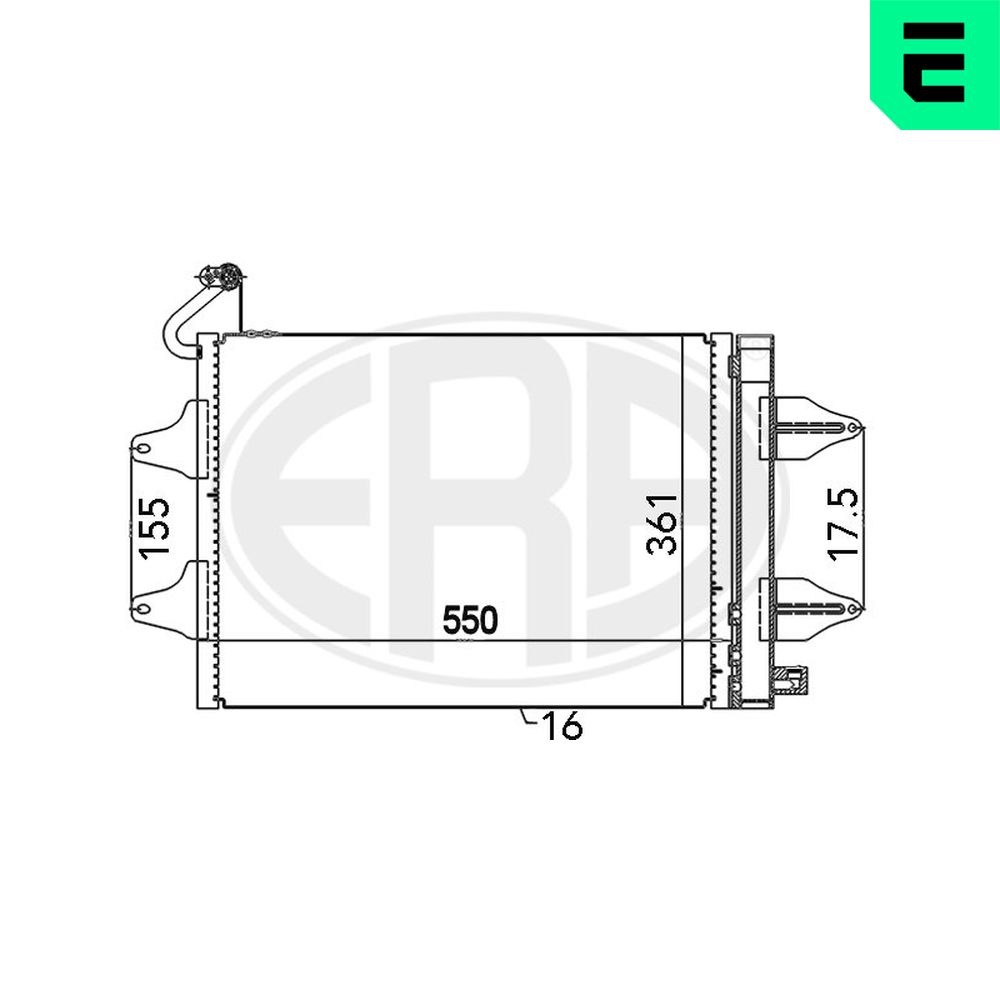 Condensatore, Climatizzatore - 667017 ERA