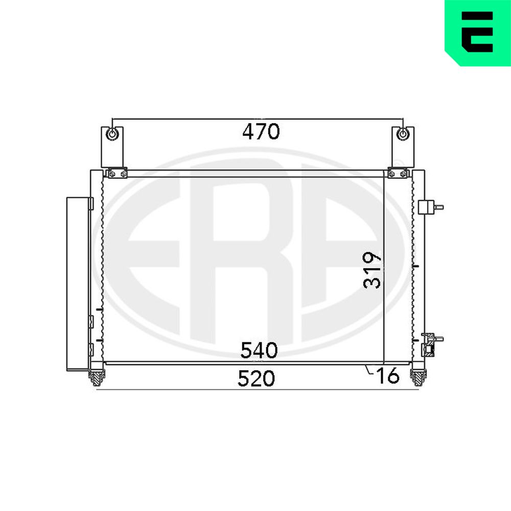 Condensatore, Climatizzatore - 667032 ERA