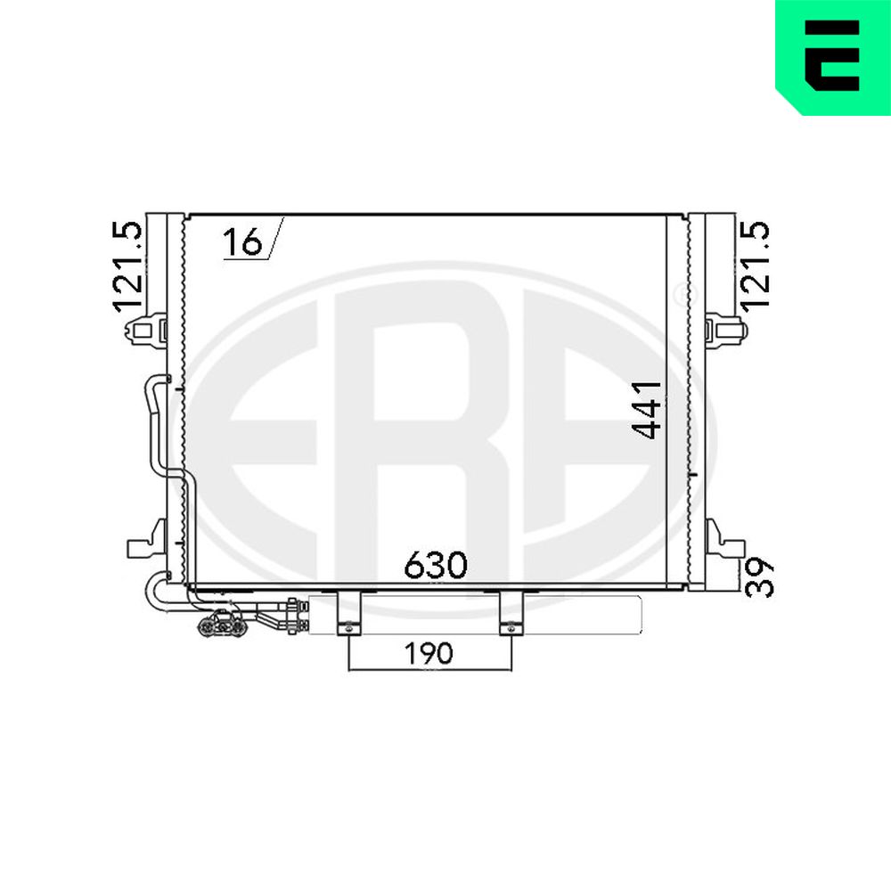 Condensatore, Climatizzatore - 667033 ERA