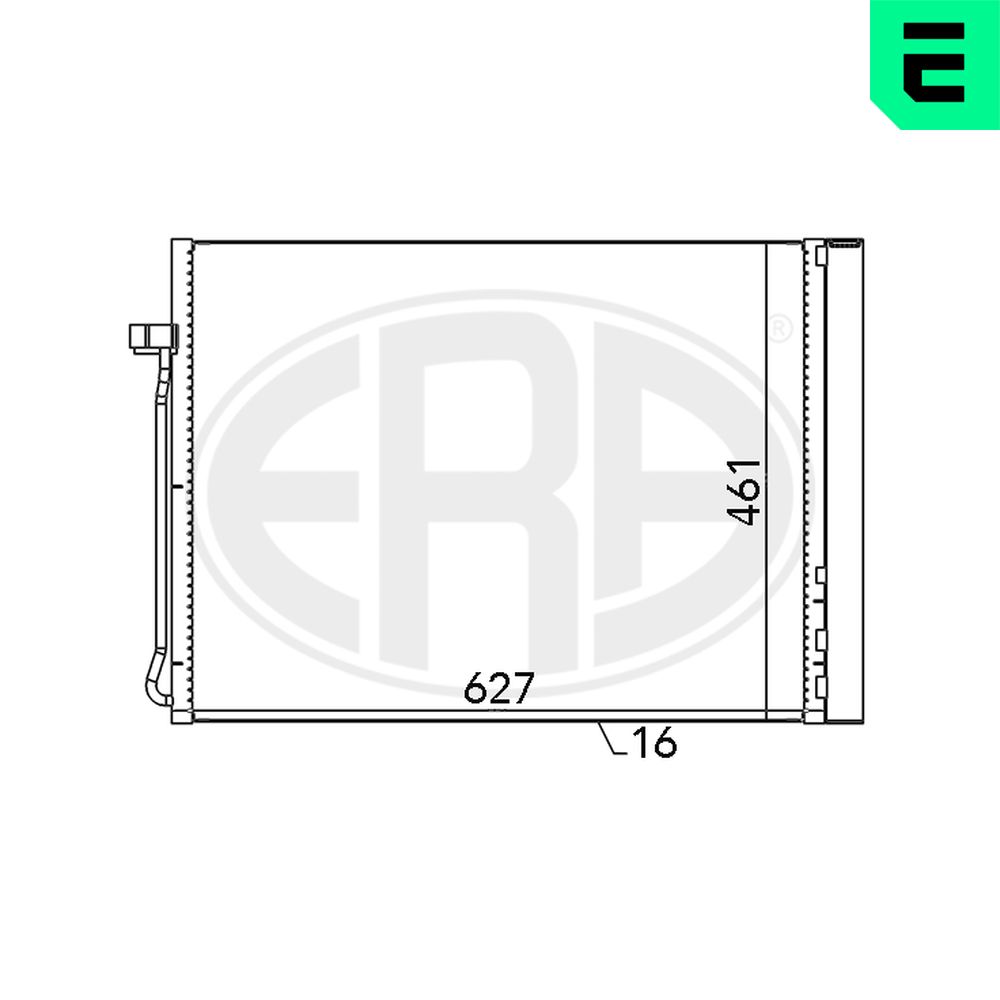Condenser, air conditioning - 667102 ERA
