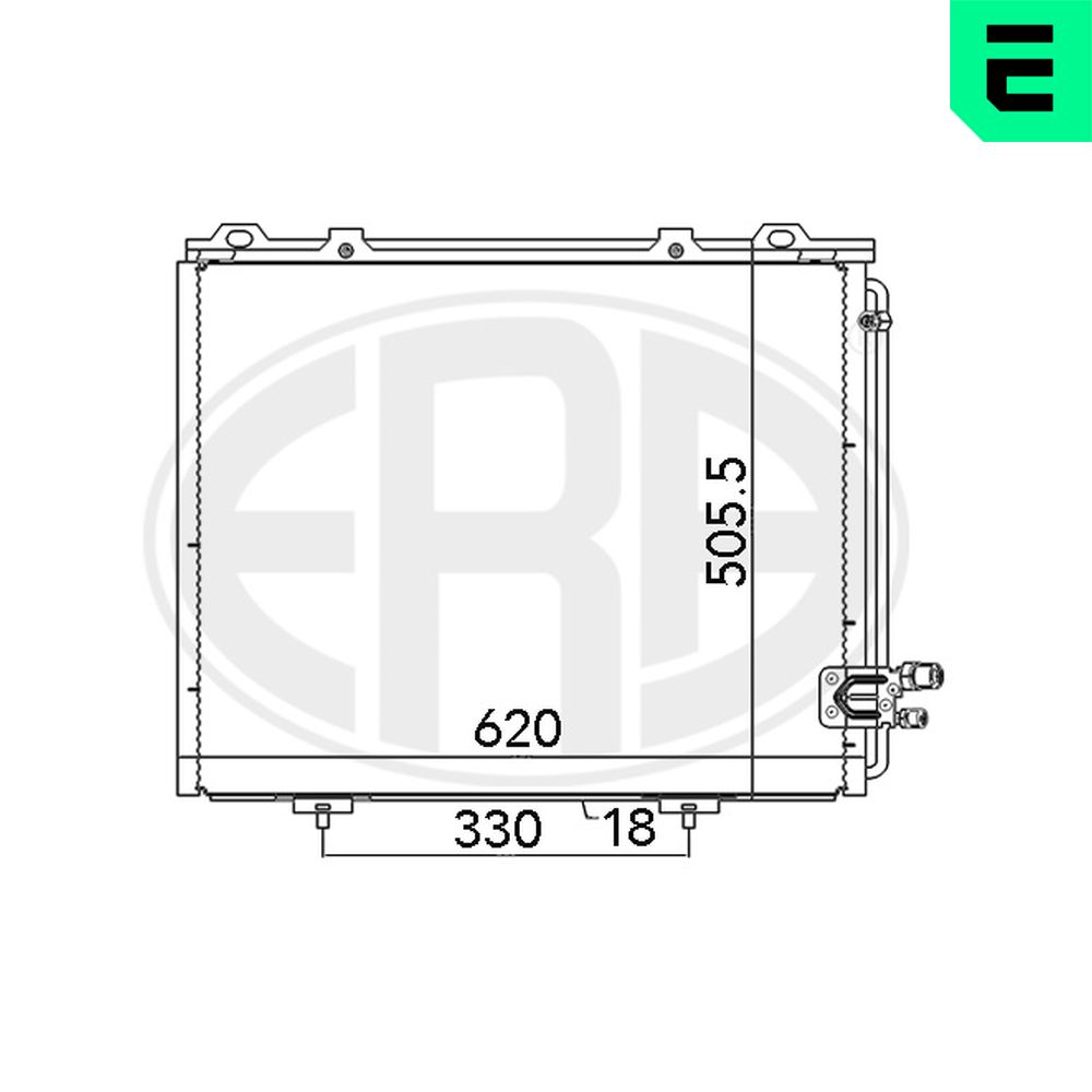 Condensatore, Climatizzatore - 667103 ERA