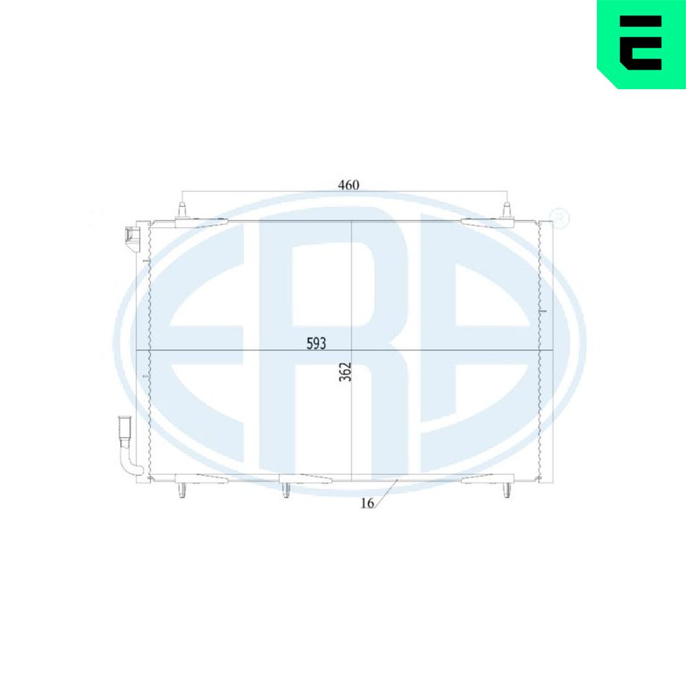 Condenser, air conditioning - 667167 ERA