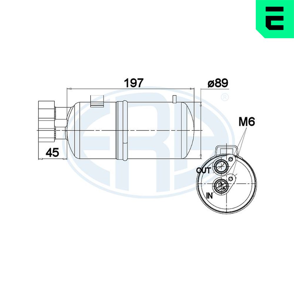 Dryer, air conditioning - 668006 ERA
