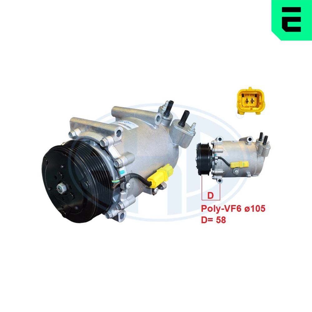 Compressor, air conditioning - 670204 ERA