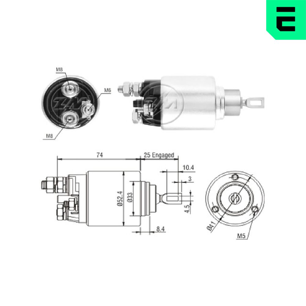 Elettromagnete, Motore d'avviamento - ZM2381 ERA