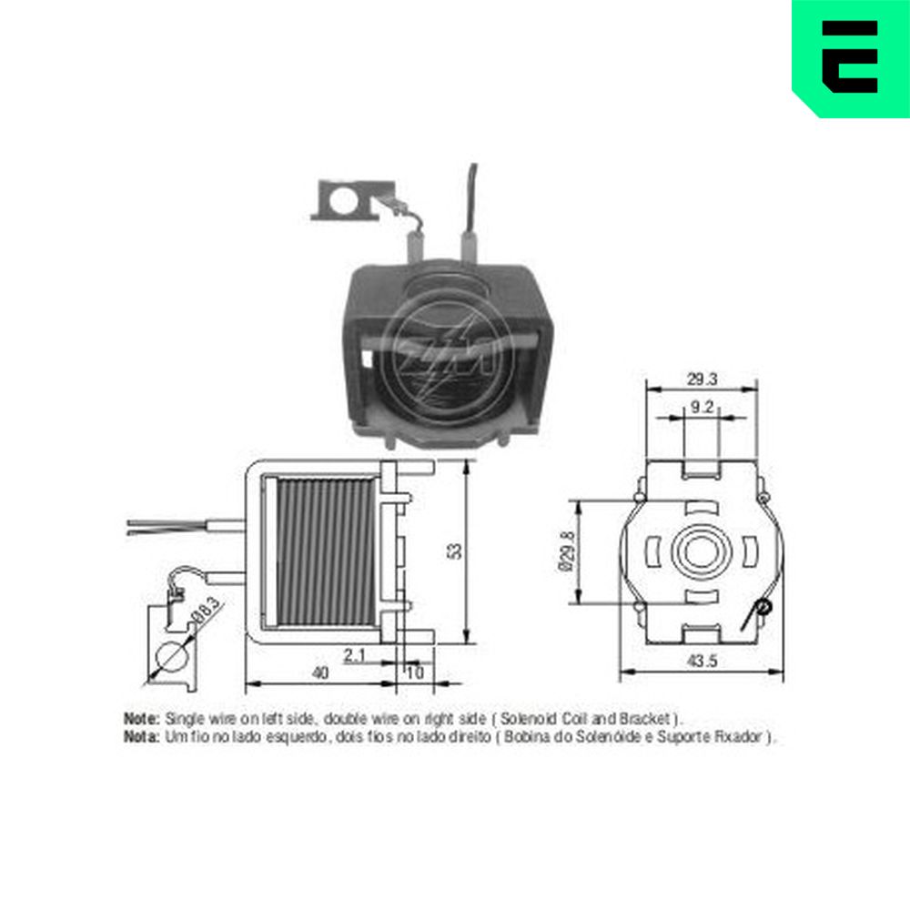 Solenoid Switch, starter - ZM421 ERA