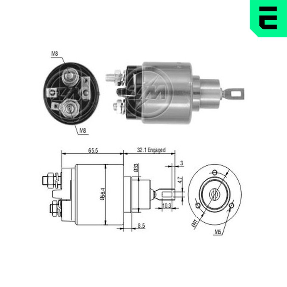 Elettromagnete, Motore d'avviamento - ZM573 ERA