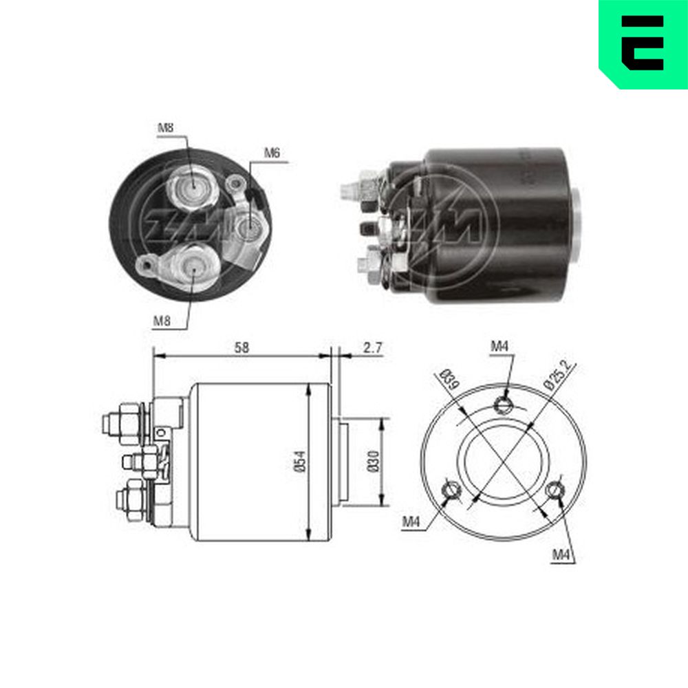 Magnetschalter, Starter - ZM591 ERA