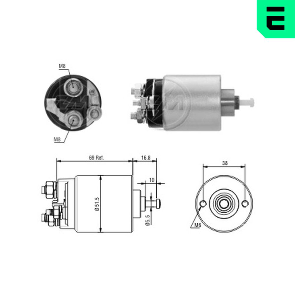 Elettromagnete, Motore d'avviamento - ZM961 ERA