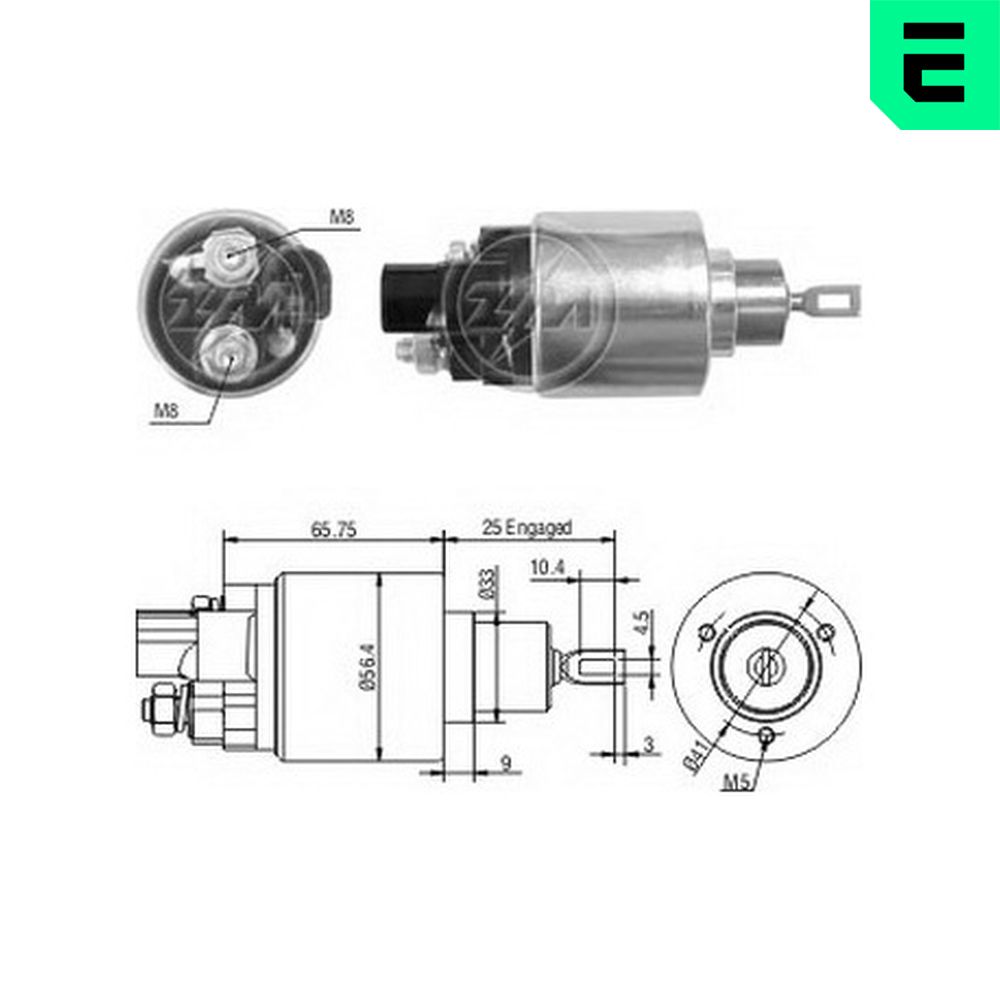 Elettromagnete, Motore d'avviamento - ZM978 ERA