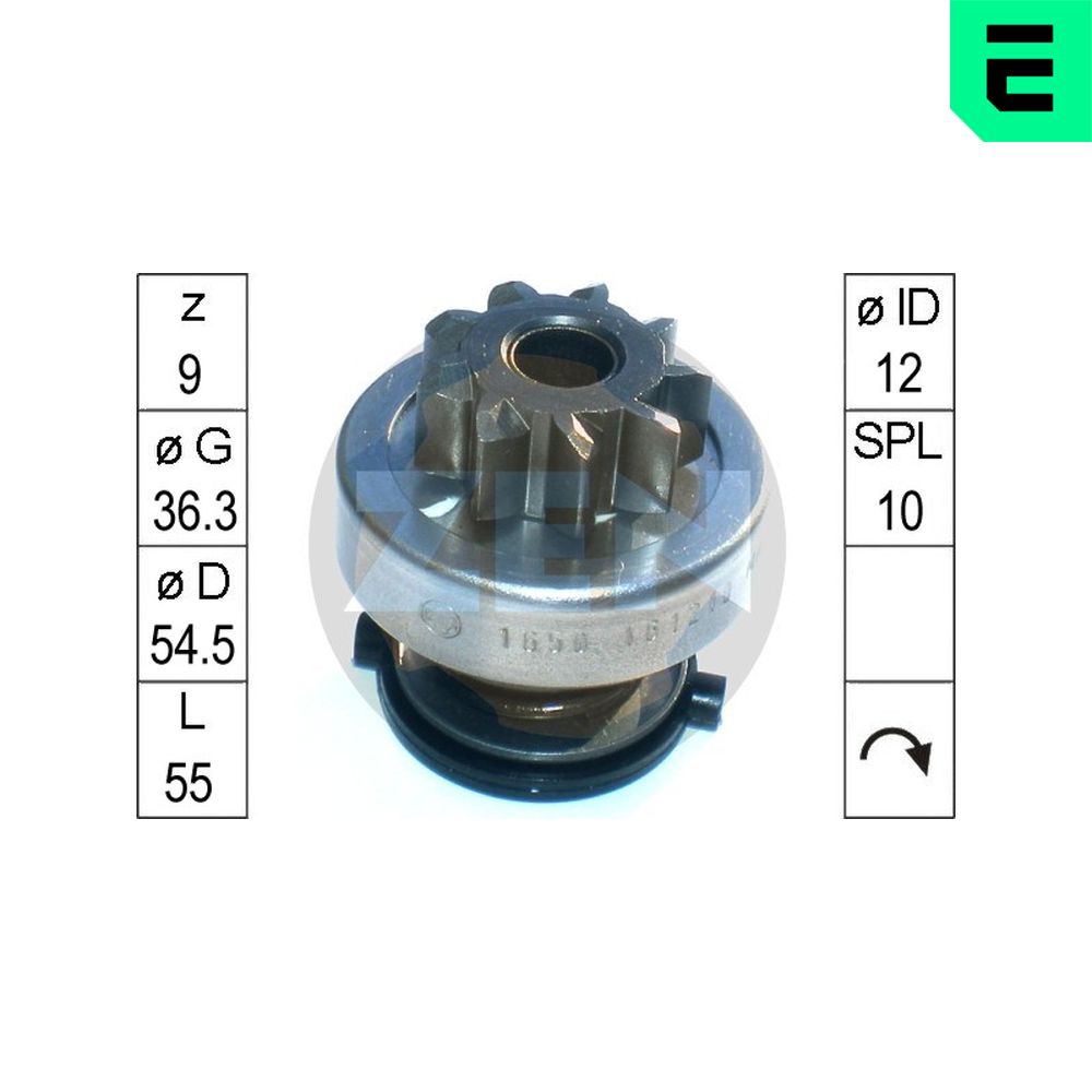 Freewheel Gear, starter - ZN1650 ERA