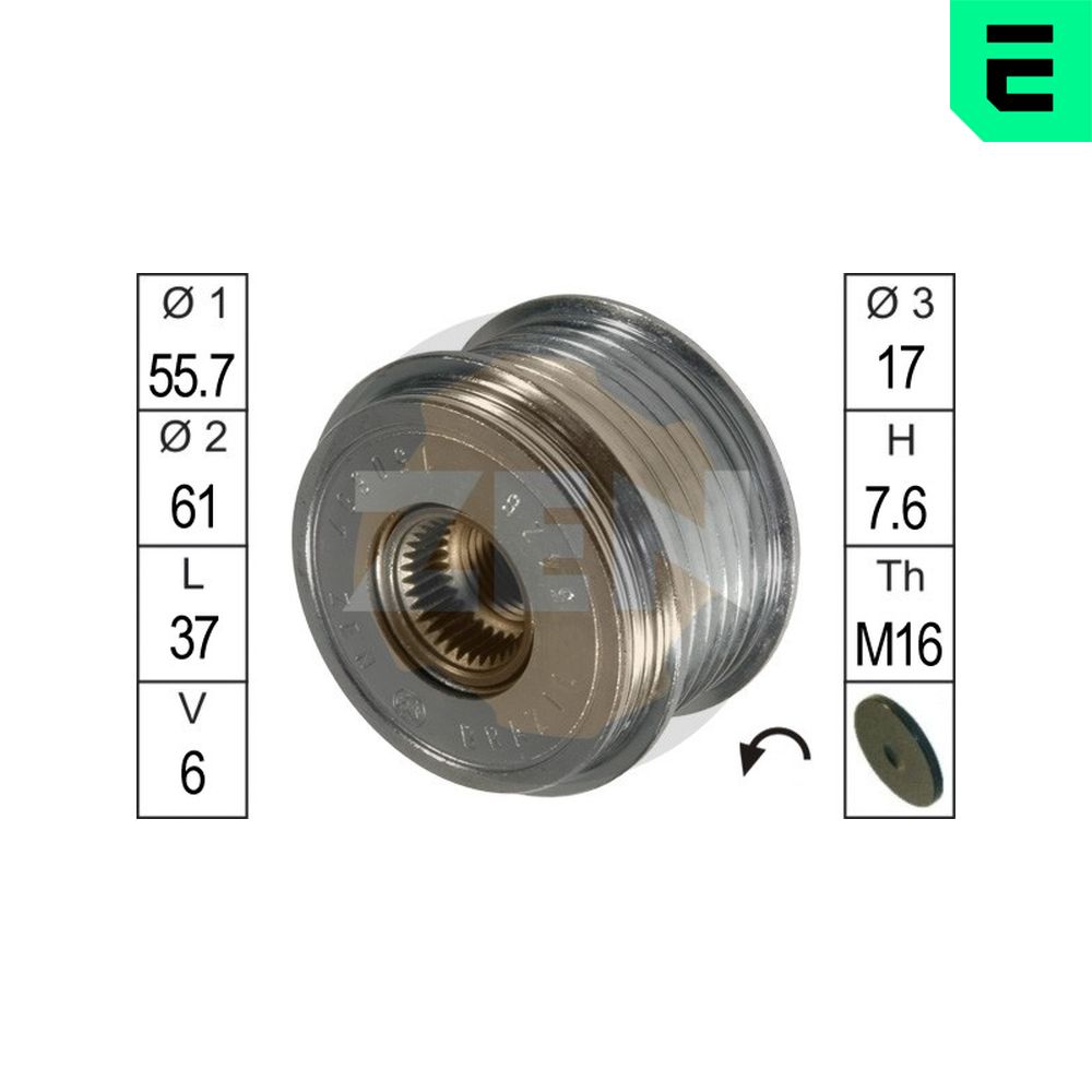 Dispositivo ruota libera alternatore - ZN5426 ERA