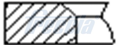 Piston Ring Kit - FR10-381350 FRECCIA
