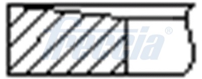 Piston Ring Kit - FR10-248100 FRECCIA