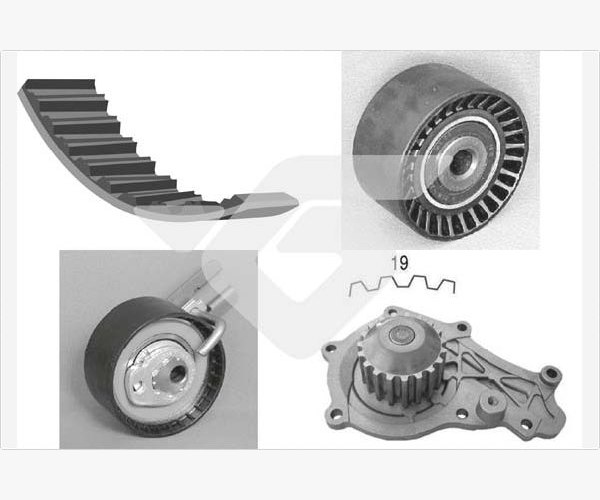 Water Pump & Timing Belt Set - KH 190WP64 HUTCHINSON