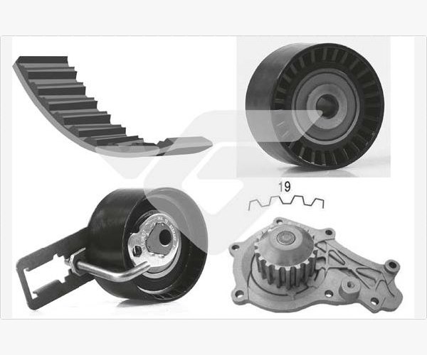Water Pump & Timing Belt Set - KH 450WP64 HUTCHINSON