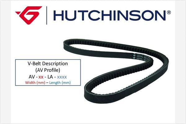 V-Belt - AV 10 LA 710 HUTCHINSON
