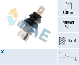 Interruttore a pressione olio - 11620 FAE