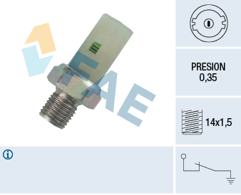 Interruttore a pressione olio - 12370 FAE
