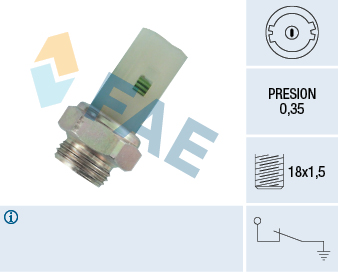 Interruttore a pressione olio - 12380 FAE