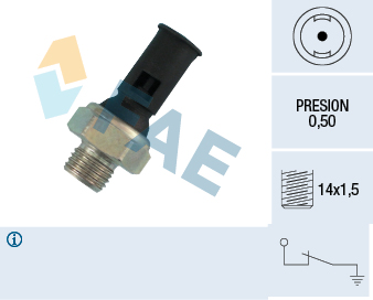 Interruttore a pressione olio - 12390 FAE