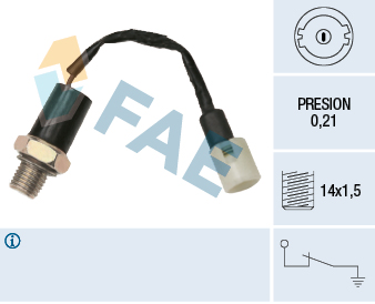 Oil Pressure Switch - 12510 FAE