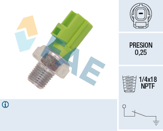 Interruttore a pressione olio - 12613 FAE