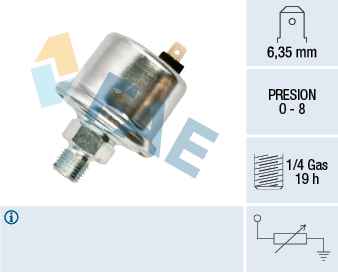 Sensore, Pressione olio - 14040 FAE
