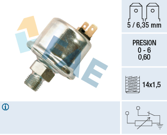 Sender Unit, oil pressure - 14580 FAE