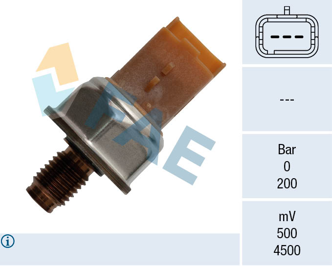 Sensor, fuel pressure - 15607 FAE