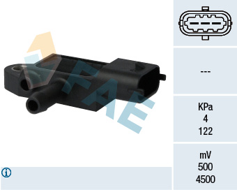 Sensore, Pressione gas scarico - 16104 FAE