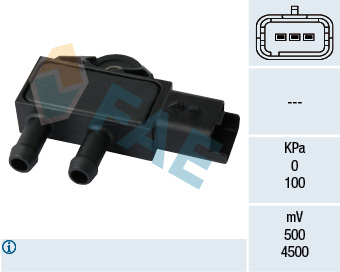 Sensor, Abgasdruck - 16111 FAE