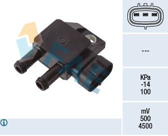Sensor, exhaust pressure - 16123 FAE
