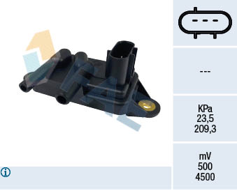 Sensore, Pressione gas scarico - 16137 FAE