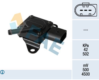 Sensore, Pressione gas scarico - 16145 FAE